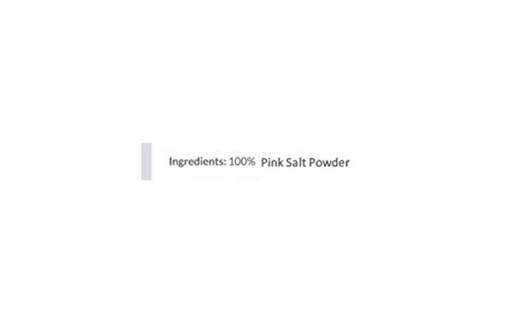 Naturevibe Botanicals Organic Himalayan Pink Salt    Pack  500 grams